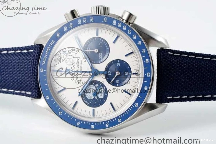0816 QuickDry Speedmaster Professional “Silver Snoopy Award” 50th Anniversary GSF 1:1 Best Edition A7750(Mod) 7863